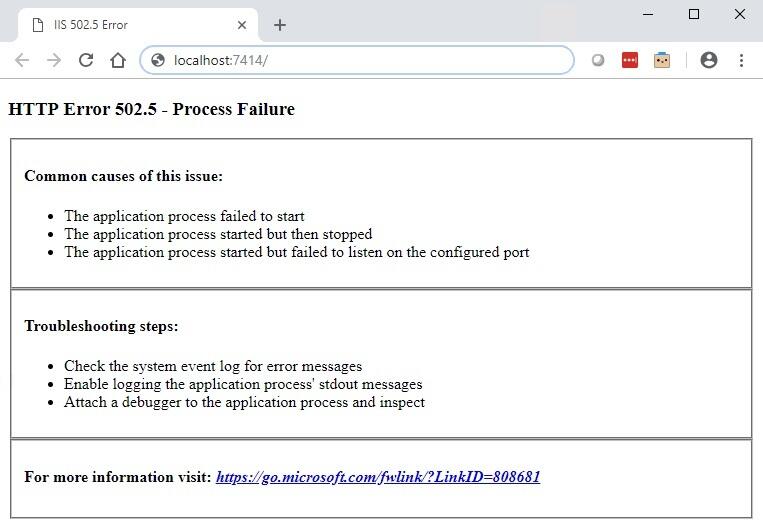 Bug Fix HTTP Error 502 5 Process Failure So Long And Thanks For 